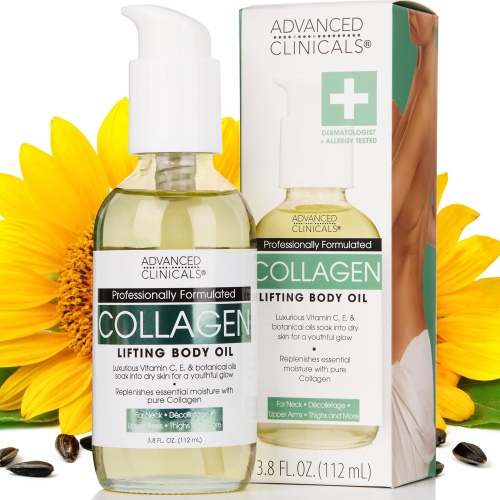Collagen lifting body oil
